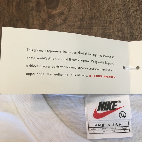 VINTAGE Jordan’s Back White Nike Tee - Picture 15 of 16